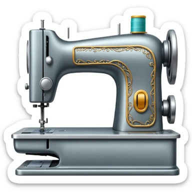sewing machine sticker