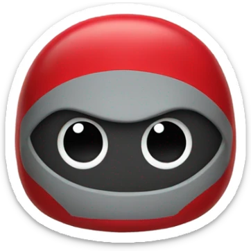 Alien with Ohio state colors sticker