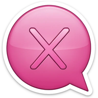 check mark pink sticker