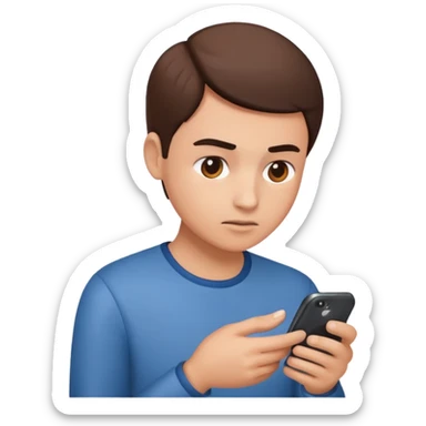 Phone addiction sticker