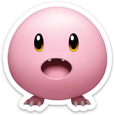 Chansey pokemon sticker