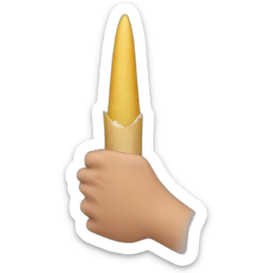 Taper la main au fron sticker