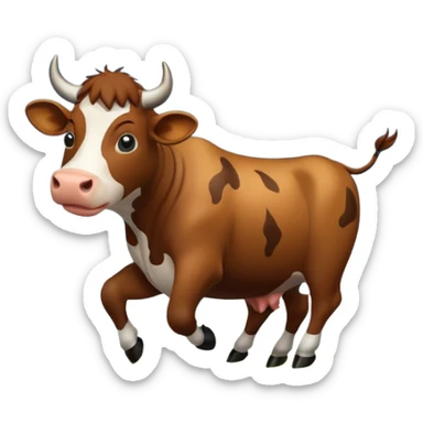 A tornado with a cow sticker