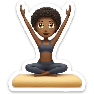 yoga sticker