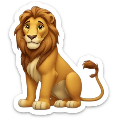 Le Roi Lion Disney sticker