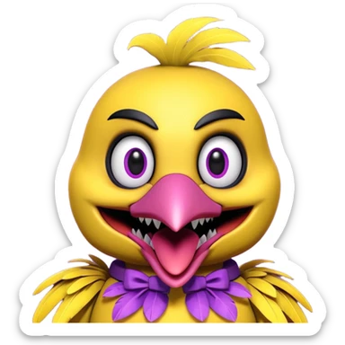 Chica from Five Nights At Freddy's Movie sticker