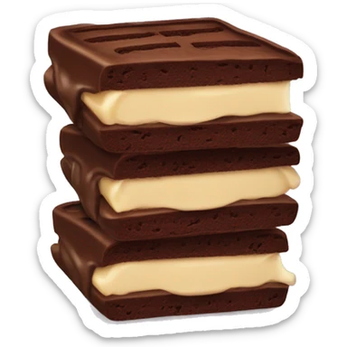 Chocolate sandwich  sticker