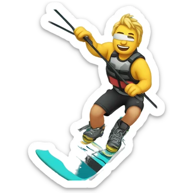 wakeboard sticker