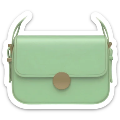 light green dior saddle bag sticker