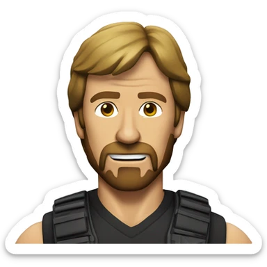 chuck norris sticker