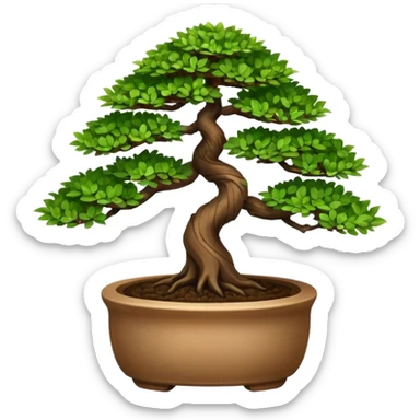 Bonsai tree sticker