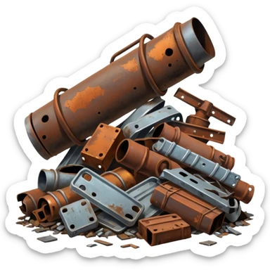 débrouille post apocalyptique ferraille  sticker