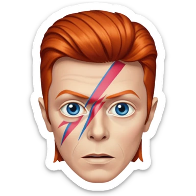 David Bowie sticker