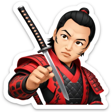 Daring Samurai sticker