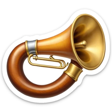 georgian horn sticker