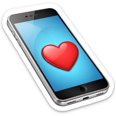 I phone ❤ emoji sticker