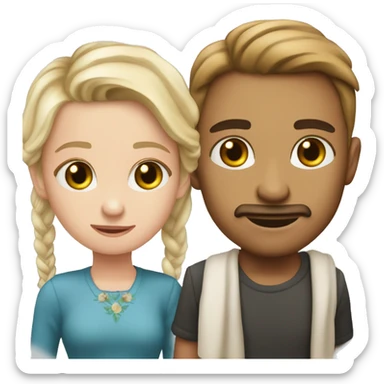 Белыя чашка с кофе и сверху мсршмэллоу sticker