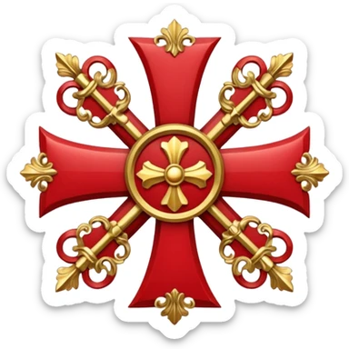 Bandera Cruz de Borgoña Imperio Español sticker