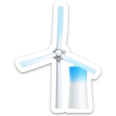 Wind turbine sticker