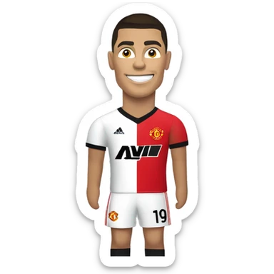Cristiano Ronaldo at Manchester United  sticker