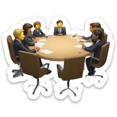 meeting a ngry sticker