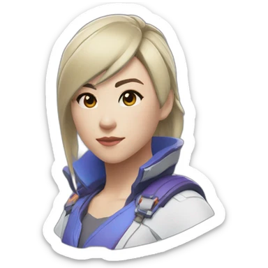 Kiriko kamori Overwatch 2 sticker