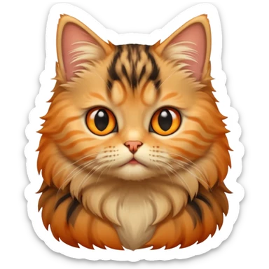 Persian tabby kitten  sticker