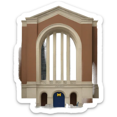 University of Michigan sticker