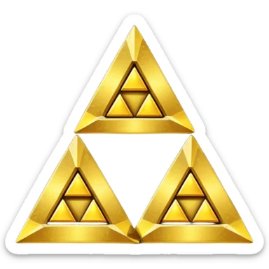 Tri Force The legend of zelda sticker