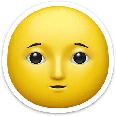 lemon with no face sticker