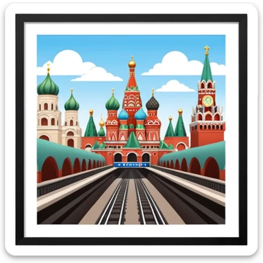 moscow metro sticker