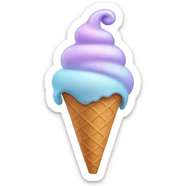 Pastel Ice cream  sticker