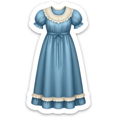 victorian nightgown sticker