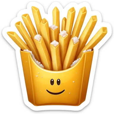 Porzione di patatine media  sticker