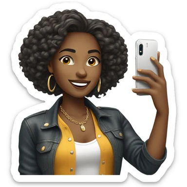 Influencer girl  sticker