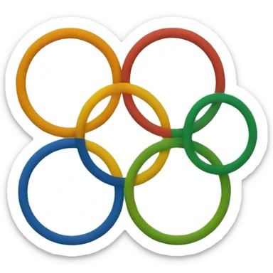 Olympic rings sticker