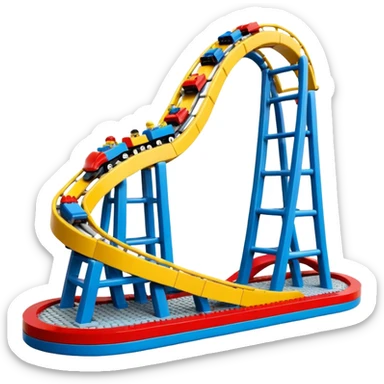 lego rollercoaster sticker