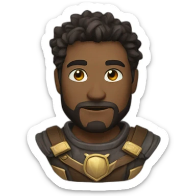 hero from the game Knytt sticker