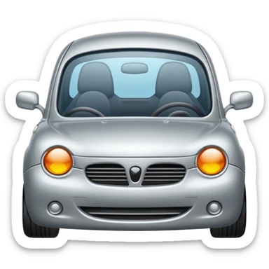 car door opened and nothing else is seen  sticker