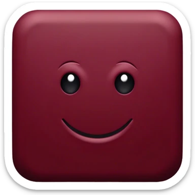 Maroon aesthetics sticker