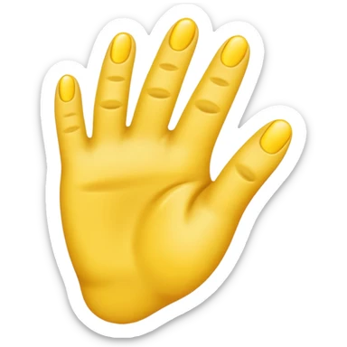 Fingers and toes crossed emoji sticker