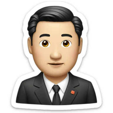 president xi jin ping sticker