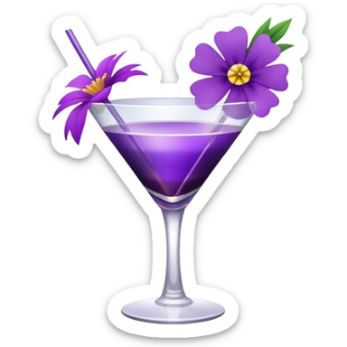 drink white and purple sticker