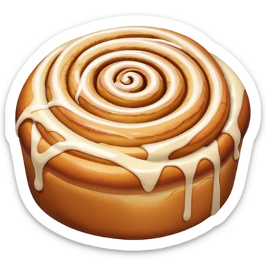 Cinnamon roll sticker