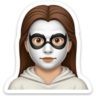 Phantom of the opera poop sticker