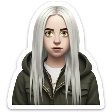Billie Eilish sticker