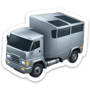 Cyber truck personified sticker