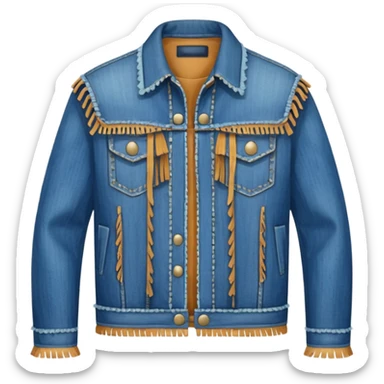 cowboy jacket sticker