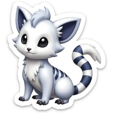 Shiny Furret-Absol-Hybrid (Full body) sticker