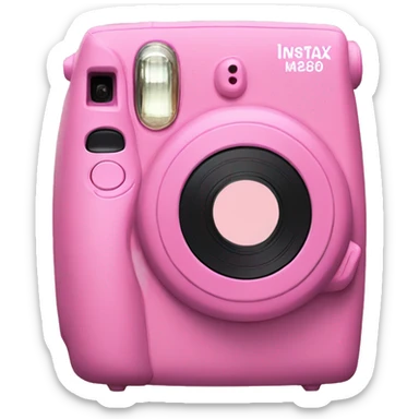 Pink instax  sticker